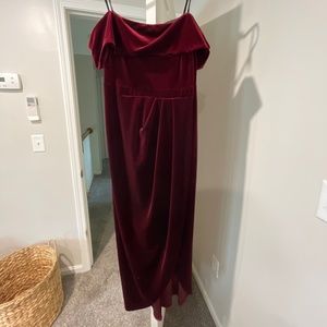 Anthropology BHLDN Edison Velvet Dress
